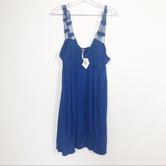 Free People Dresses & Skirts - FREE PEOPLE ultramarine new w tags  dress/top L